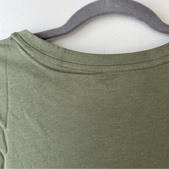 Old navy bestee crop t-shirt 2X army green modal cotton tee NWT plus sz fashion - Picture 8 of 11